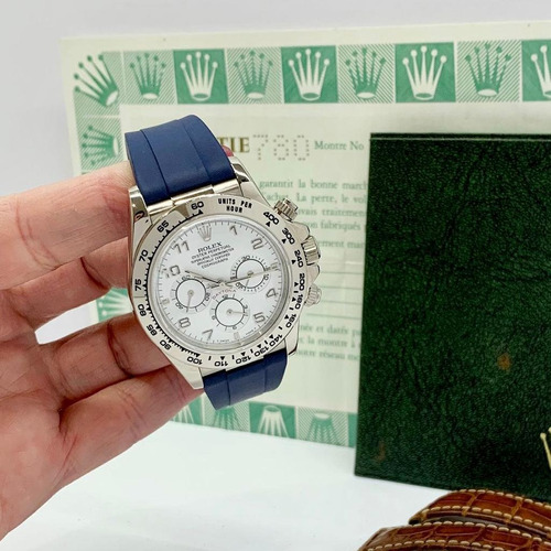 Rolex Daytona Ouro Branco 40mm Completo