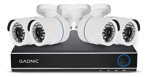 Kit De Monitoreo Con Cámaras De Seguridad Full Hd Y Dvr