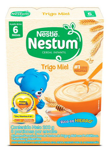 Cereal Infantil Nestum Trigo Frutas 