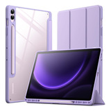 Funda Para Galaxy Tab S9 Fe/plus Tapa Trasera De Pc -purpura
