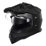 Casco Para Moto Integral Marca Ws902  Negro Mate Talla Xl 