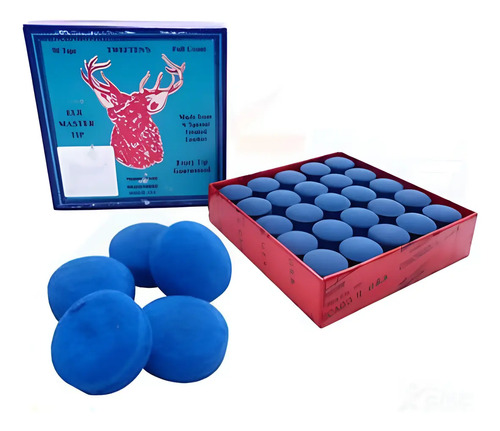 Botanas Para Taco De Billar Marca Elk Master 12 Y 13mm 50 Pc