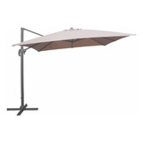 Parasol Grande Cuadrado Lateral 3x3m Giro 360 Oferta  