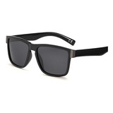 Lentes Polarizados, Uv400, Hd Original 2020 Negro Mate Pl278