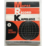 Antiguo Block Mapas Escolares N° 29 Paises Bal Kapelusz 1963