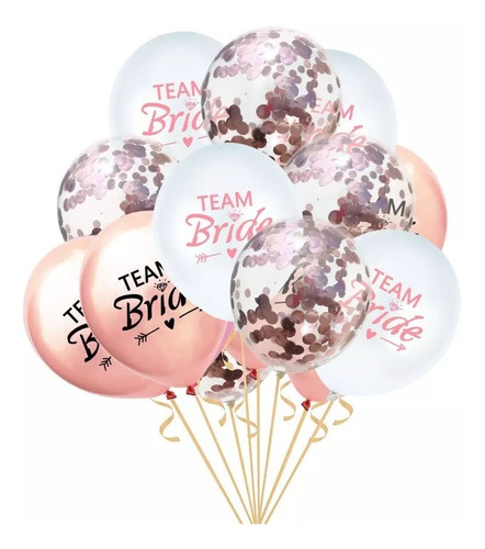 Globos Team Bride Pack Confetti