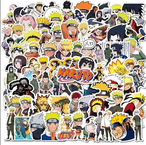 Stickers Animé Naruto 100 Piezas