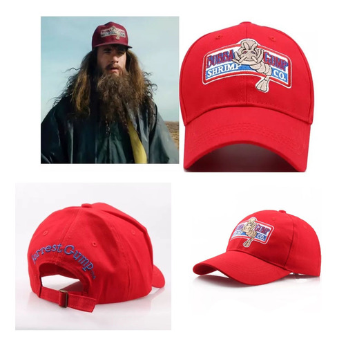 Gorro Jockey Malla Bubba Gump Película Run Forrest Gump