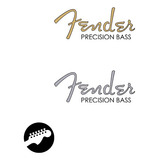 Decal Waterslide Fender Precision Bass 50s