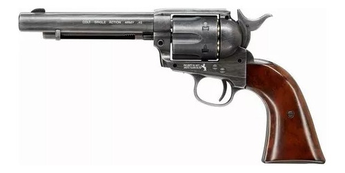 Revolver Colt Saa .45 Umarex Co2 4,5mm Full Metal+1500b+5co2