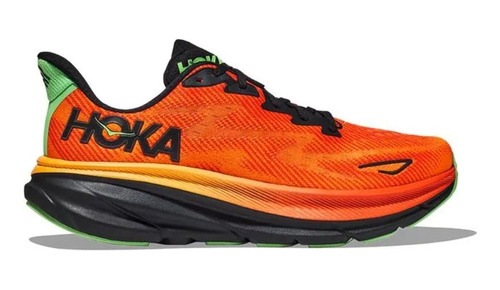 Tênis Hoka One One Clifton 9 Laranja/preto Masculino