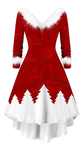 L Vestido De Navidad De Invierno Para Mujer Disfraz De