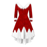 L Vestido De Navidad De Invierno Para Mujer Disfraz De