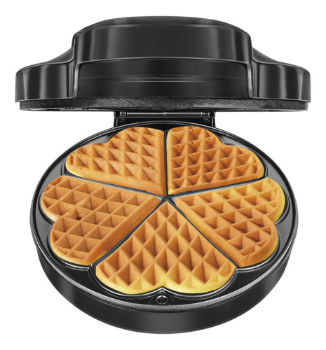 Mini Máquina Eléctrica Hacer Waflera Para 5 Waffles Desayuno