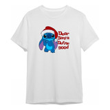 Camiseta Lilo Y Stitch Navidad 2023 Personalizada Sublimada 