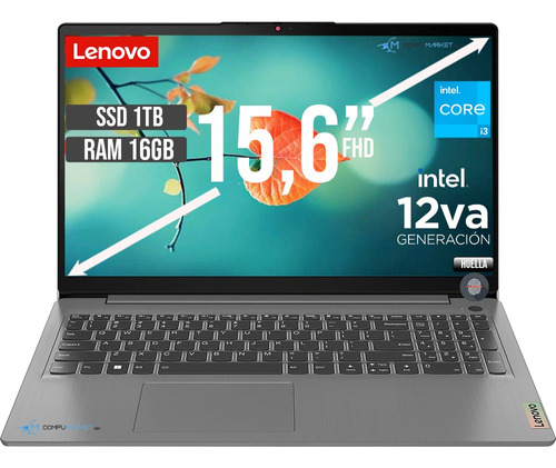 Portatil Lenovo Intel Core I3 1215u Ssd 1tb + Ram 16gb