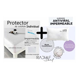Protector Colchón Ind Impermeable + Almohada Std Antiviral