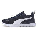 Tenis Puma Anzarun Lite Azul Marino Unisex Diseño De La Tela Liso Talla 25 Mx