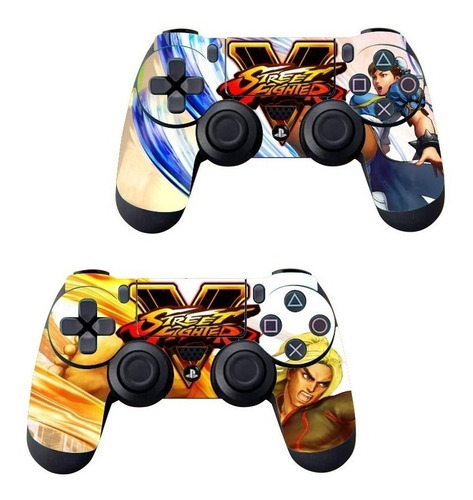 Skins Controle Street Fighter Playstation 4 Ps4 Fat Slim Pro