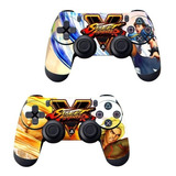 Skins Controle Street Fighter Playstation 4 Ps4 Fat Slim Pro