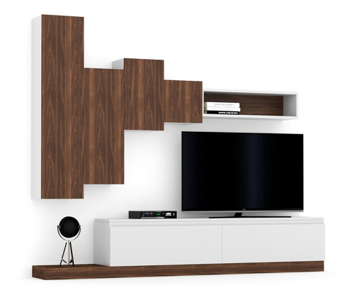 Modular Mueble Living Comedor Moderno Para Lcd/led Rack