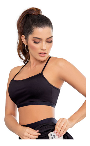 Top Mujer Negro Mp 89855