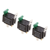 3 Piezas 24v 30a 4 Pin Spst Relay Con Fusibles Automotriz