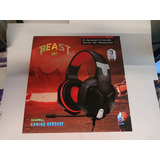 Audifono Gamer Pc Headset Muspell Beast Stf Negro Openbox