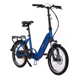 Bicicleta Electrica Plegable Qüint Qb1-eletric Azul 