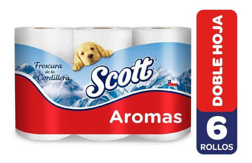 Scott Aromas 6 Rollos Doble Hoja