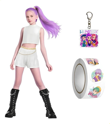 Disfraz Infantil De K-pop Cazadores De Demonios Huntrix Para Disfraces De Halloween, Ropa De Adorno Para Halloween, Zoey Mira Rumi, New G