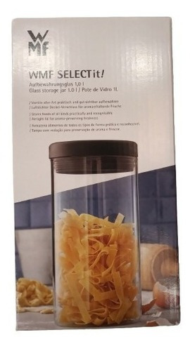 Pote De Vidro Wmf Select 1 Litro Conservar Bem Alimentos