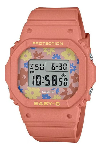 Reloj Casio Baby-g Bgd-565rp-4d Dama Naranja Digital Sumerg