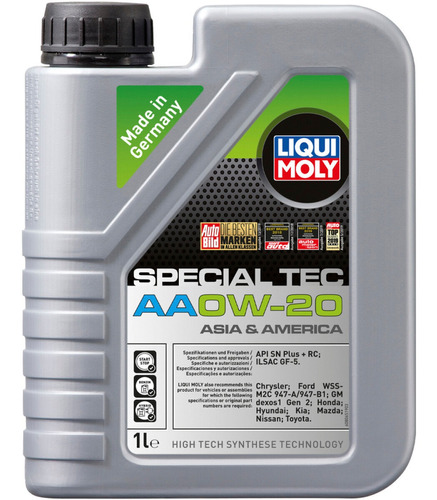 Specialtec Aceite Sintetico Para Motores Gasolina/diesel 1l