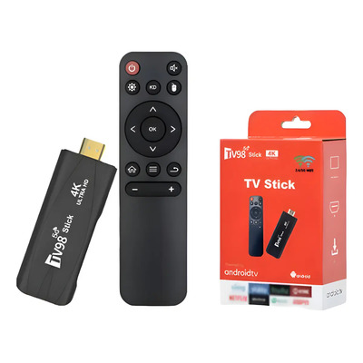Convertidor digital 4k Tv Stick 4k Tv Stick Android Smart TV estándar negro | Mismo precio en cuotas