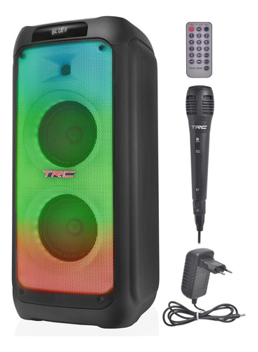 Caixa Som Amplificada 1500w Rms Bluetooth Microfone Trcx1500