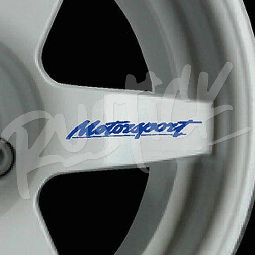 Set X5 Calcos Motorsport Ploteo Para Llantas Sticker Tatoo