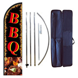 Kit Completo De Bandera Swooper Negocios De Barbacoa, K...