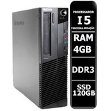 Desktop Cpu Lenovo M92p - Intel Core I5 3º - 4gb Ssd 120gb