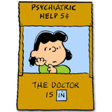 Lucy Es Doctor En Los Cacahuetes Snoopy Vynil Del Coche De L