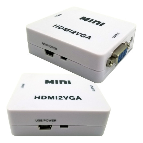 Conversor   Adaptador   Hdmi  + Vga  +   Audio   Activo