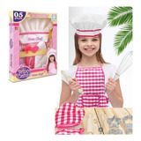 Cozinha Infantil Kit Cozinheiro Master Chef Brinquedos 