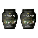 Creme Skala 1kg Leite Vegetal-kit C/2un