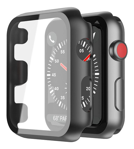 Julk - Juego De 2 Carcasas Rigidas Para Apple Watch Series 3