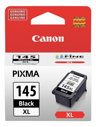 Tinta Canon Pg-145xl Original Negra Ip2810 Mg2410 Mg2910 Iva