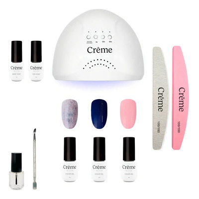 Lámpara UV LED Uñas Crème Kit Básico Gelish 48W Color Workaholic | Meses sin interés