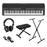 Roland Fp-90x 88-key Piano Digital Portátil, Paquete Negro C