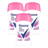 Pack X3 Unid Rexona Desodorante Powder Dry O Emotion Barra