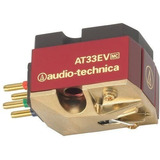 Cartucho De Placa Giratoria Audio-technica At33ev Dual -rojo