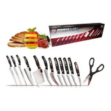 Set Kit Cuchillos Corte Profesionales X13 Piezas Rebana Pica